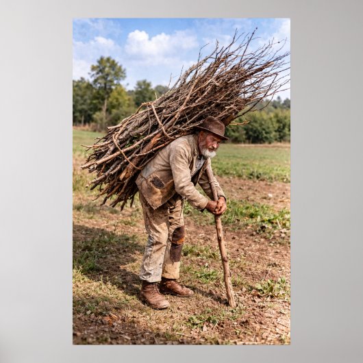 Een dakdekker uit Wiltshire 1892 Poster (Voorkant)