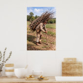 Een dakdekker uit Wiltshire 1892 Poster (Keuken)