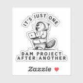 Eén Dam Project Na Het Andere Sticker (Vel)