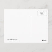 Een dame, een kat en een heel goed Briefkaart (Achterkant)