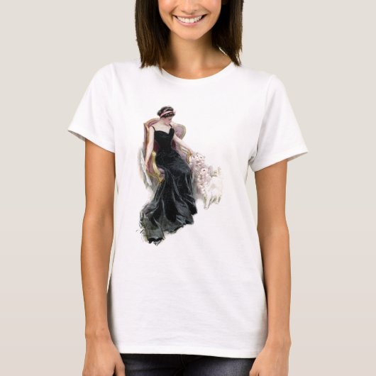 Een dame en haar katten t-shirt (Voorkant)