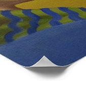 Een dame in profiel poster (Hoek)