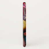 Een dame met een pet voor de blote zon Case-Mate iPhone case (Achterkant/links)