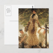 Een dame op de Theems Briefkaart (Voorkant / Achterkant)