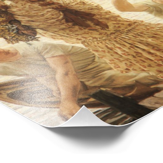 Een dame op de Theems Foto Afdruk (Hoek)