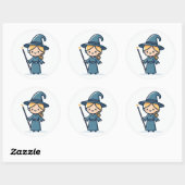 Een dame tovenaar stickers (Vel)