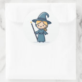 Een dame tovenaar stickers (Tas)