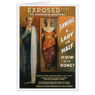 Een dame zien in een Magische  Magische Wet van ee