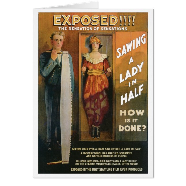 Een dame zien in een Magische  Magische Wet van ee (Voorkant)