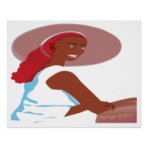 Een dame zijn perfect poster