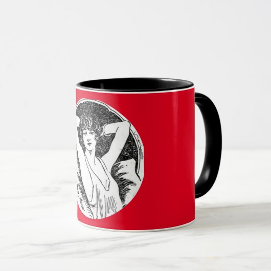 Een Dame's Scheren Mok (Voorkant rechts)