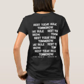 Een dames T-shirt (Achterkant)