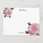 Een dames-verbeelding, Jane Austen citaat Briefkaart (Achterkant)