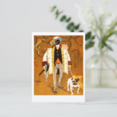 Een Dandy en zijn hond Briefkaart (Staand voorkant)