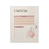 Een dankbaar Notitieblok (Linkerzijde)