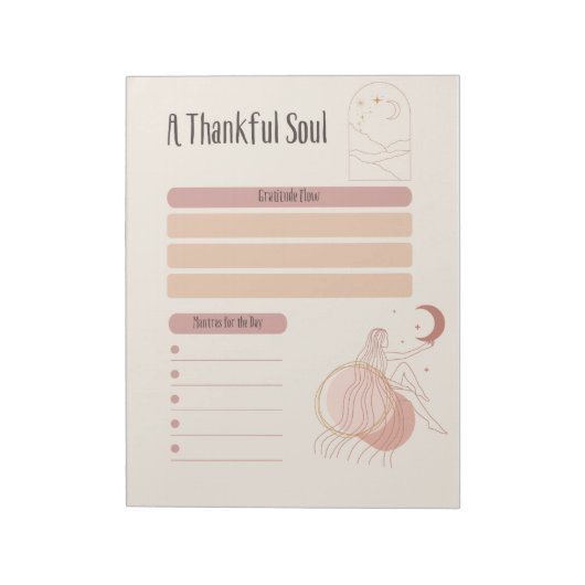 Een dankbaar Notitieblok (Linkerzijde)