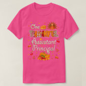 Een dankbare assistent hoofdaanklager Herfst herfs T-shirt (Design voorkant)