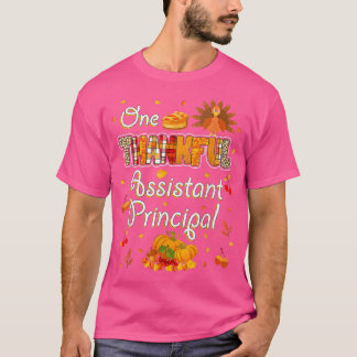 Een dankbare assistent hoofdaanklager Herfst herfs T-shirt