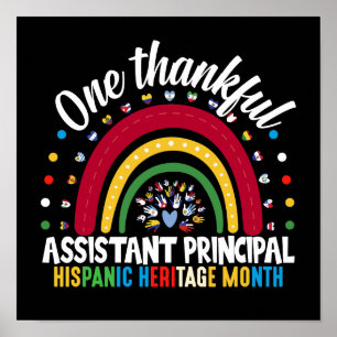 Eén dankbare assistent hoofderfgoed van de ispanie poster