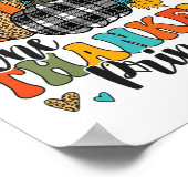 Een dankbare basisschool pompoenen Thanksgiving Poster (Hoek)