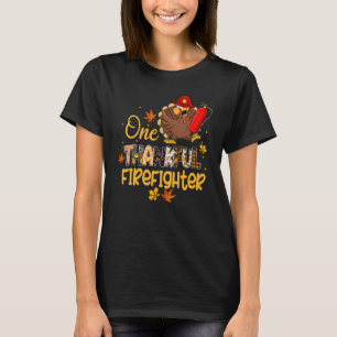 Een dankbare brandweerman uit Turkije Bedankt van T-shirt