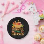 een dankbare broer herfst Thanksgiving dag speciaa Papieren Bordje (Feest)