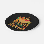 een dankbare broer herfst Thanksgiving dag speciaa Papieren Bordje (Gekanteld)