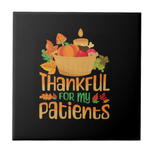 een dankbare broer herfst Thanksgiving dag speciaa Tegeltje