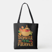 een dankbare broer herfst Thanksgiving dag speciaa Tote Bag (Achterkant)