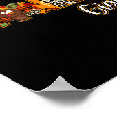 Een dankbare Gigi kalkoen gezegend Gigi pompoen da Poster (Hoek)