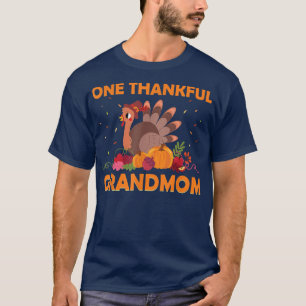 Een dankbare grootmoeder in de herfst van Turkije  T-shirt