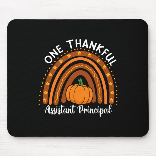 Een Dankbare Instant Hoofd Thanksgiving Front O Muismat (Voorkant)