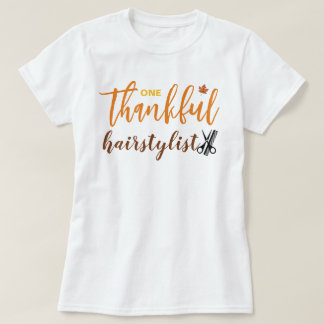 Een Dankbare Kapsalon Medewerker Thanksgiving T-shirt