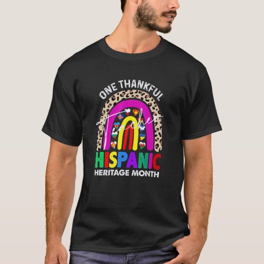 Eén dankbare leraar voor het theewezen t-shirt (Voorkant)