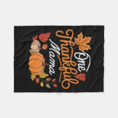 Een dankbare mama herfstmoeder dankdag fleece deken (Voorkant (Horizontaal))