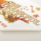 EEN DANKBARE MAMA MOM STIJLVOLLE THANKSGIVING SHERPA DEKEN (3/4)