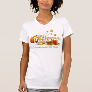 EEN DANKBARE MAMA MOM STIJLVOLLE THANKSGIVING T-SHIRT