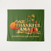 EEN DANKBARE MAMA MOM STIJLVOLLE THANKSGIVING WANDKLEED (Voorkant (horizontaal))