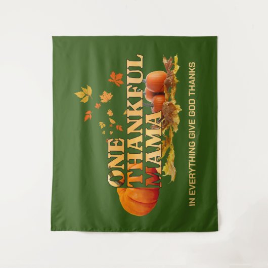 EEN DANKBARE MAMA MOM STIJLVOLLE THANKSGIVING WANDKLEED (Voorkant)