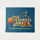 EEN DANKBARE MAMA MOM STIJLVOLLE THANKSGIVING WANDKLEED (Voorkant (horizontaal))
