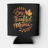 Een dankbare moeder Schattige herfst Thanksgiving  Blikjeskoeler (Voorkant)