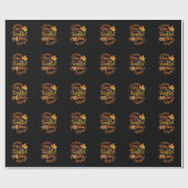 Een dankbare moeder Schattige herfst Thanksgiving Cadeaupapier (Vlak)