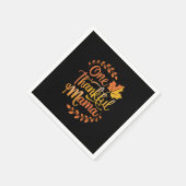 Een dankbare moeder Schattigee Herfst Thanksgiving Servet (Hoek)