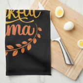 Een dankbare moeder Schattigee Herfst Thanksgiving Theedoek (Quarter Fold)