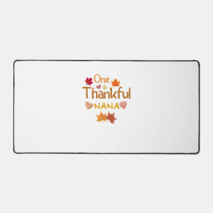Een dankbare Nana Thanksgiving Dag familie matchin Bureaumat