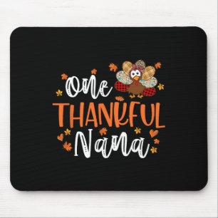 Een dankbare Nana Thanksgiving Familie die Tur aan Muismat