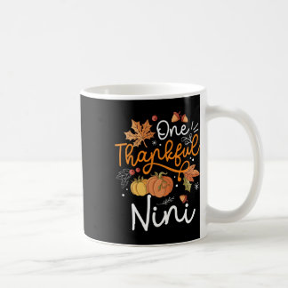 Een dankbare Nini Gelukkige Thaksgiving Dag Pompoe Koffiemok
