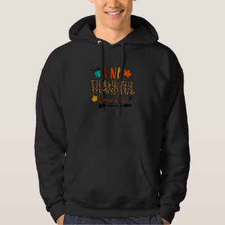 Een dankbare oma Thanksgiving Pompoen Luipaard Hoodie