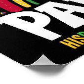 Een dankbare Para Hispanic Heritage Maand Paras Poster (Hoek)