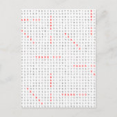 Een dankbare puzzel om zo veel dank te zeggen briefkaart (Voorkant)